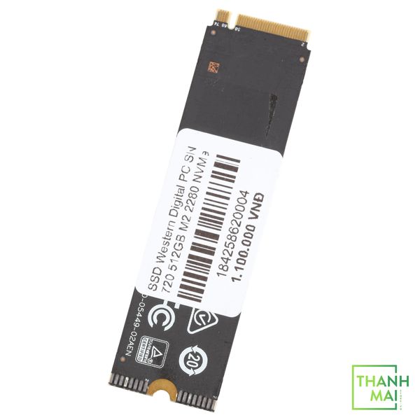 Ổ cứng SSD Western Digital PC SN 720 512GB M2 2280 NVMe SDAPNTW-512G