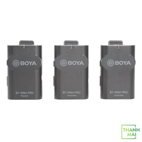 Micro Thu Âm Không Dây BOYA BY – WM4 PRO K2