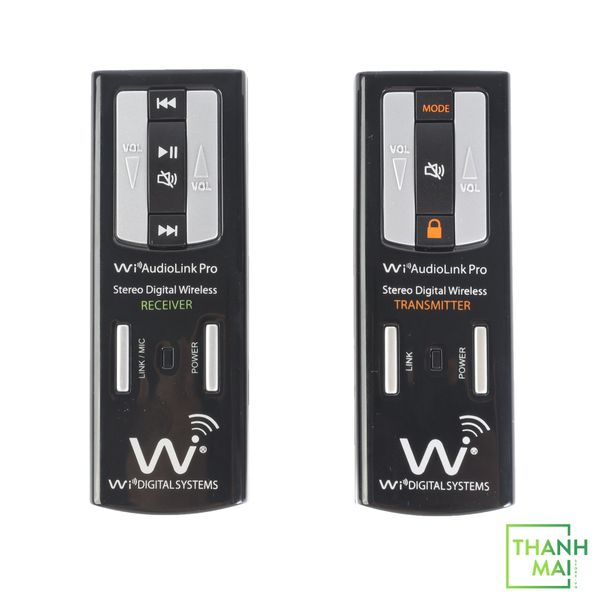 Wi Digital Wi-ALP55 AudioLink Pro Smart Pocket Portable Stereo Digital Wireless Instruments and Audio Monitoring System