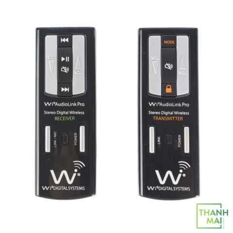 Wi Digital Wi-ALP55 AudioLink Pro Smart Pocket Portable Stereo Digital Wireless Instruments and Audio Monitoring System