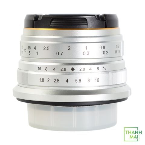 Ống kính 7artisans 25mm f/1.8 For FUJIFILM X-Mount (Silver)