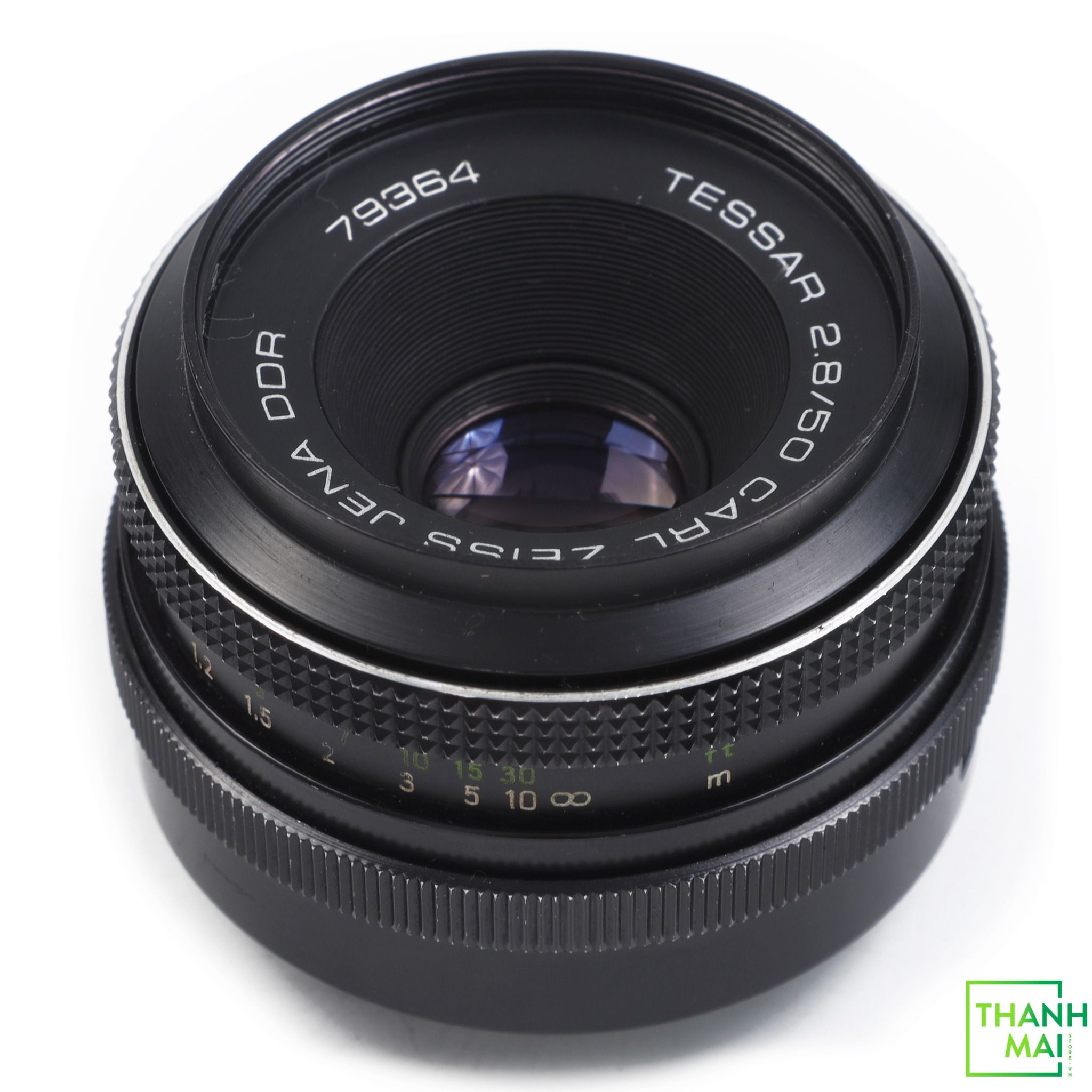 Ống Kính MF Carl Zeiss Jena Tessar 50mm f/2.8 ( Ngàm M42 ) - Thanh