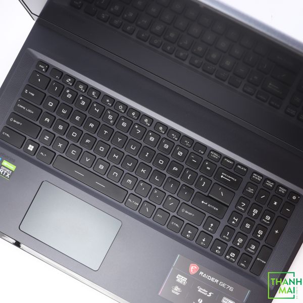 Laptop MSI Raider 2022 GE76-12UE-456US | Intel Core i7 12700H | Ram 16GB DDR5 | SSD 1TB | NVIDIA GeForce RTX 3060 (6GB) GDDR6 | 17.3″ FHD (1920×1080), IPS, 144Hz, IPS-Level