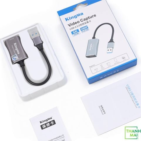 KingMa HDMI to USB-C 3.0 Video Capture Card 4K