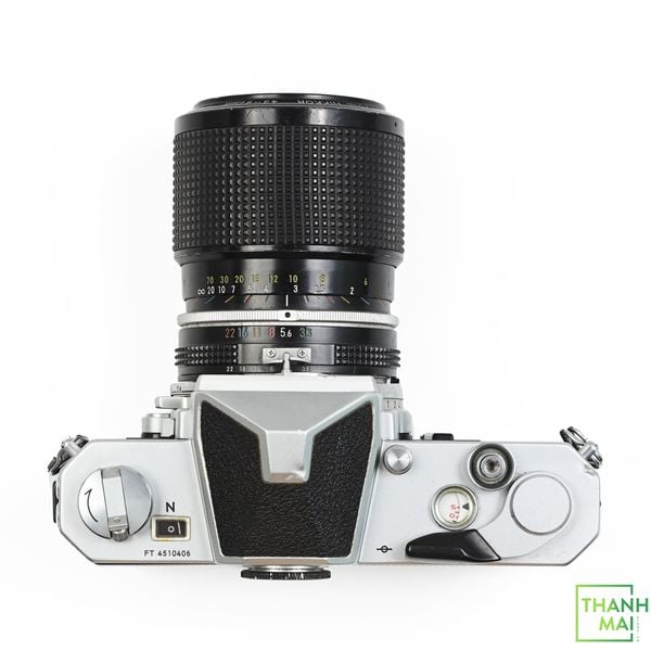 Máy ảnh Film Nikomat kèm Ống Kính Nikon 43-86mm F3.5 AI
