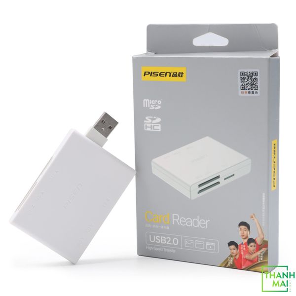 Đầu đọc thẻ Pisen Card Reader II All-in-1 USB 2.0 TS- E070