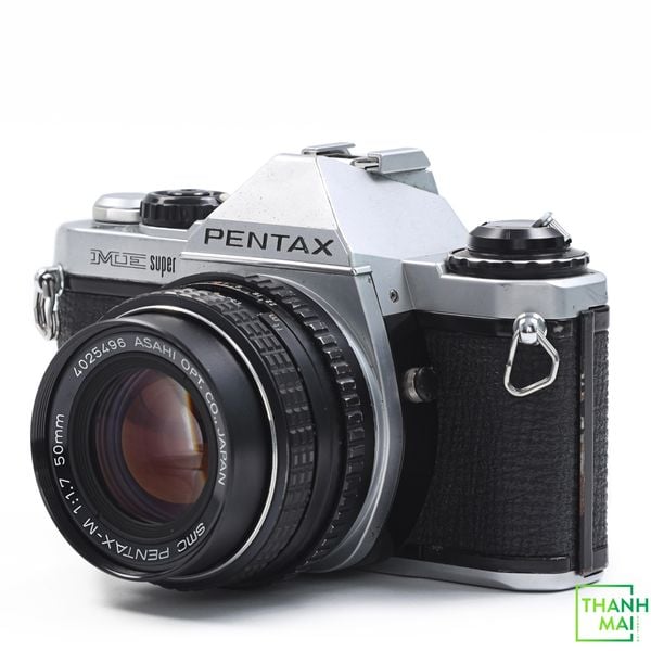 Máy ảnh Film Pentax ME Super kèm Ống Kính SMC Pentax-M 50mm f1.7