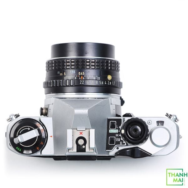 Máy ảnh Film Pentax ME Super kèm Ống Kính SMC Pentax-M 50mm f1.7