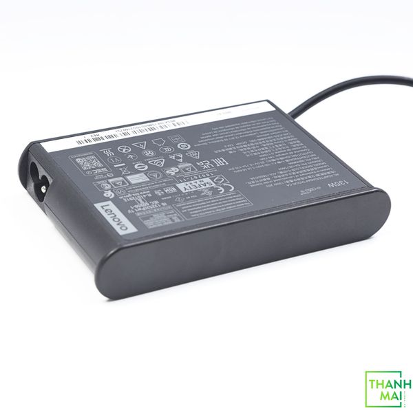 Sạc Laptop Lenovo 135W Slim 20V – 6.75A ( Model: ADL135SDC3A ) Đầu Vuông USB | Zin Chính Hãng