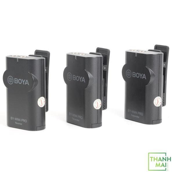 Micro Thu Âm Không Dây BOYA BY – WM4 PRO K2
