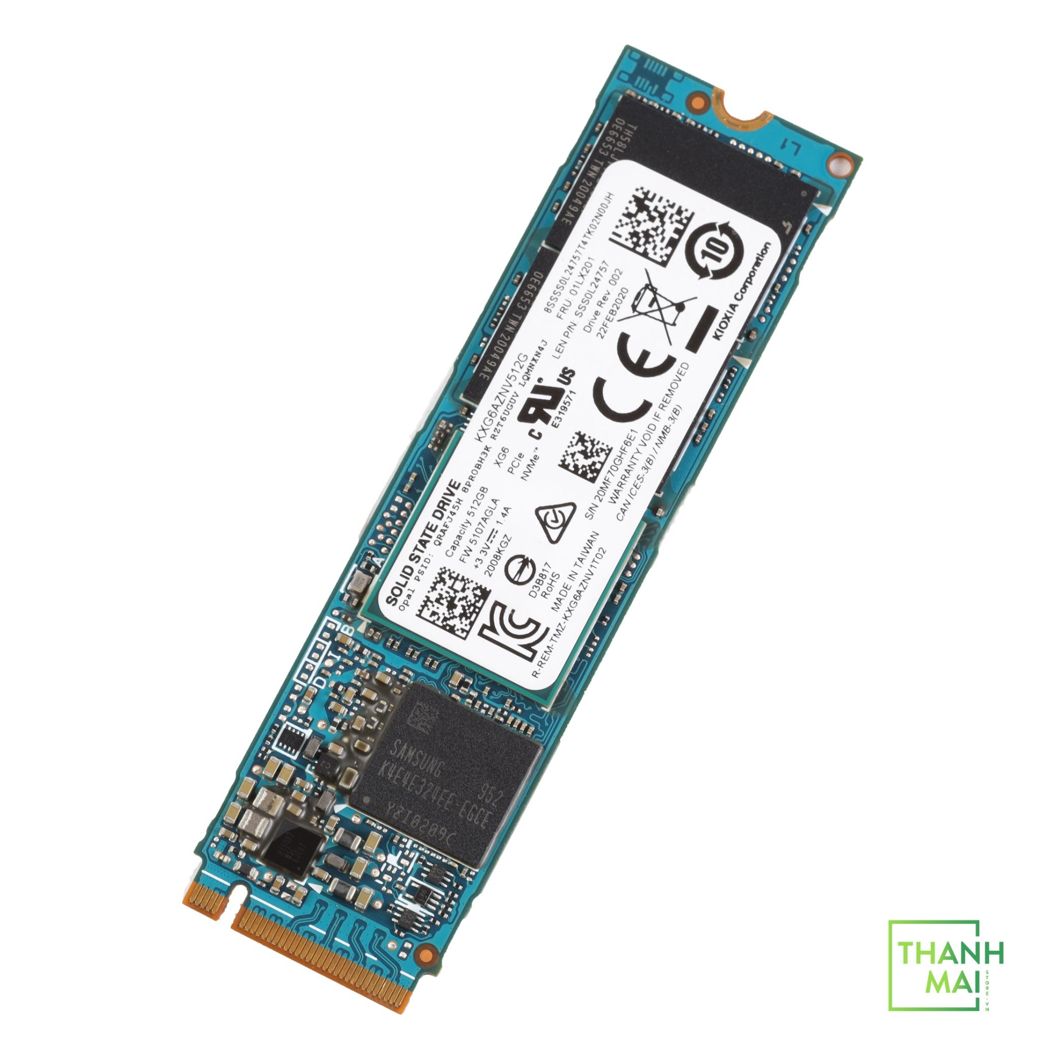 Ổ Cứng SSD Toshiba 512GB XG6 M.2 2280 PCIe Gen3 x4 NVMe 