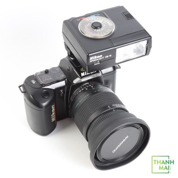 Máy Ảnh Film Nikon N4004 kèm ống kính Quantaray 28-200mm