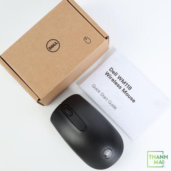 Chuột Máy tính không dây Dell WM118 ( DELL-WM118-BK )