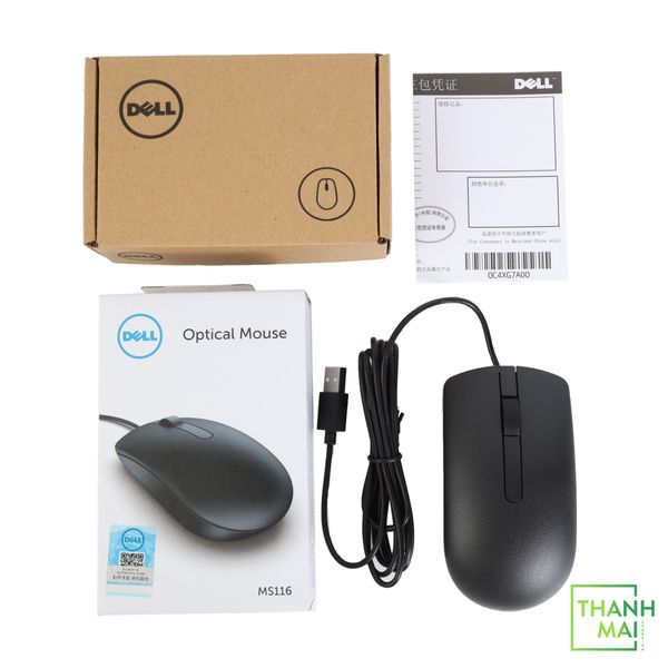 Chuột máy tính Dell MS116 ( Black )