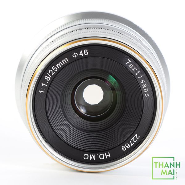 Ống kính 7artisans 25mm f/1.8 For FUJIFILM X-Mount (Silver)