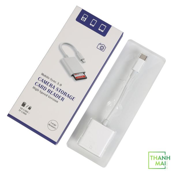 Đầu đọc thẻ nhớ SD cho điện thoại USB Type C