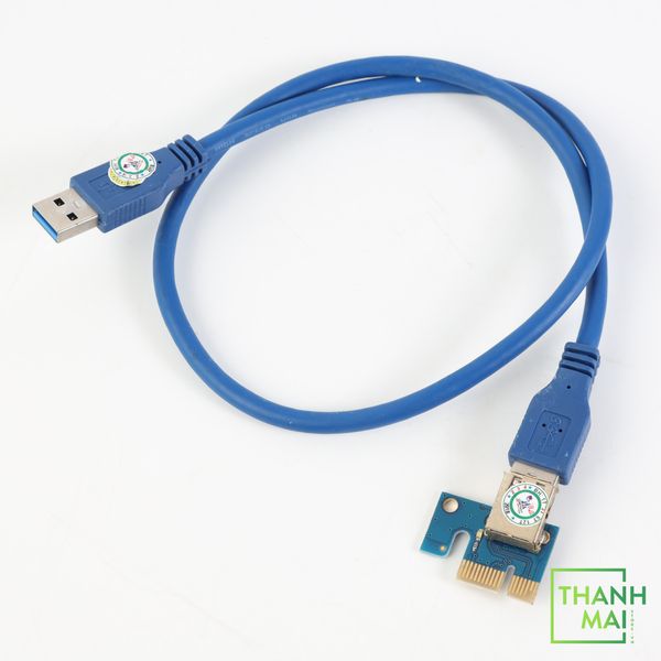 Cáp Riser chuyển đổi PCI-E - 1X sang 16X Ver 9.02a