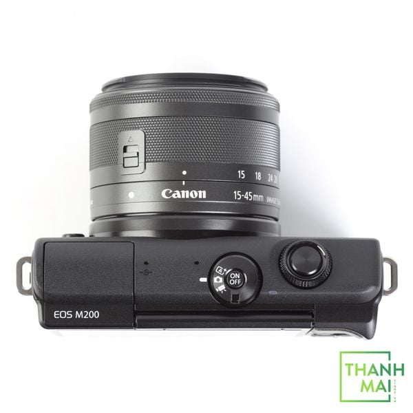 Máy Ảnh Canon EOS M200 kit EF-M 15-45mm F/3.5-6.3 IS STM