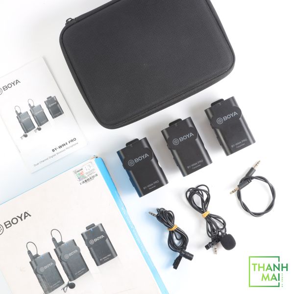 Micro Thu Âm Không Dây BOYA BY – WM4 PRO K2