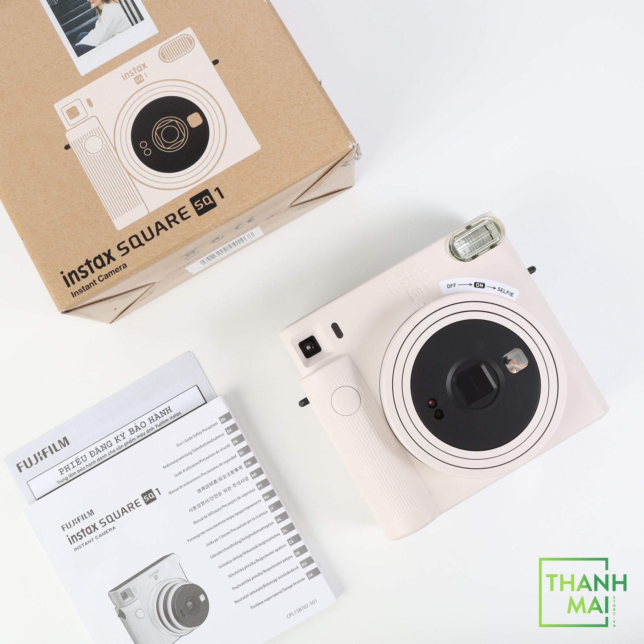 Kit Accessoires Pour Fujifilm Instax Square SQ1 - Étui Protection, Album, Autocollants, Cadres Muraux Et De Bureau - Pack #4