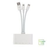 Đầu đọc thẻ Nhớ máy ảnh đa chức năng NK-1032 Pro 5 trong 1 ( Lightning, Type-c, USB To TF, SD Card, USB 3.0, Lightning Receptacles )