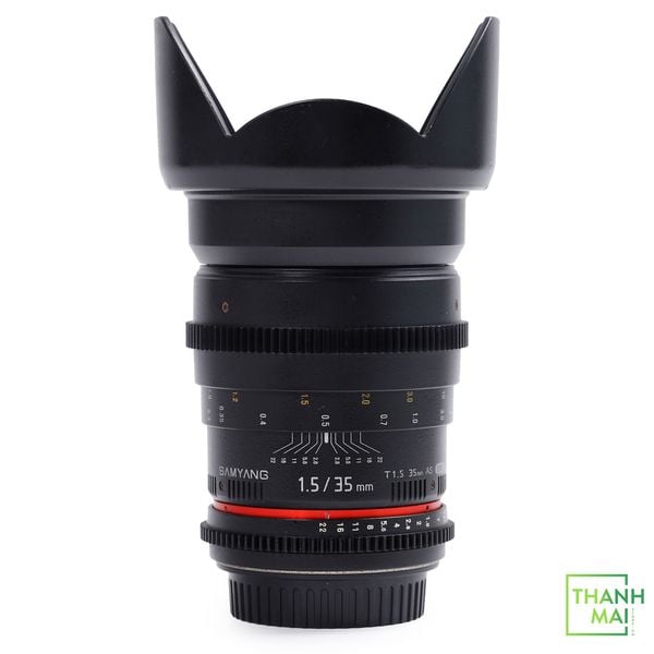 Ống Kính Samyang 35mm T1.5 Cine Lens For Canon EF