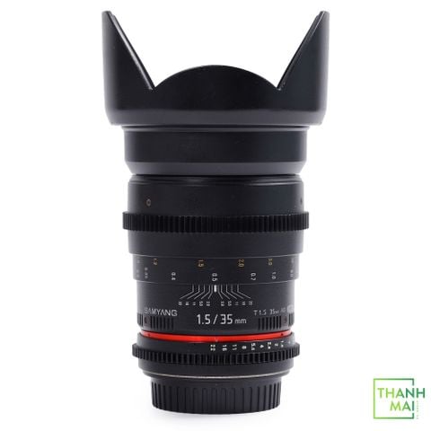 Ống Kính Samyang 35mm T1.5 Cine Lens For Canon EF