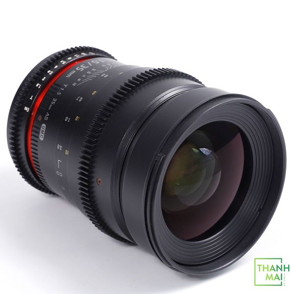 Ống Kính Samyang 35mm T1.5 Cine Lens For Canon EF