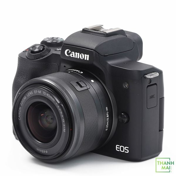 Máy Ảnh Canon EOS M50 Mark II Kit EF-M 15-45mm F/3.5-6.3 IS STM