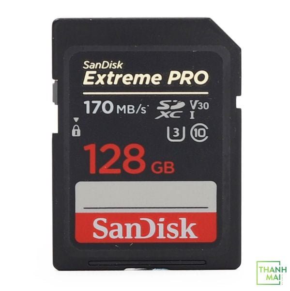 Thẻ nhớ SDXC SanDisk Extreme Pro U3 V30 1133x 128GB 170MB/s | SDSDXXY-128G-GN4IN