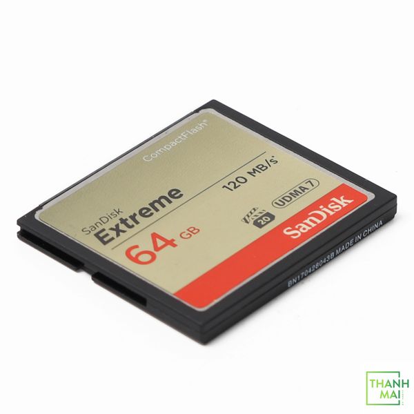Thẻ Nhớ CompactFlash (CF) SanDisk Extreme 64GB 800X SDCFXSB-064G-G46