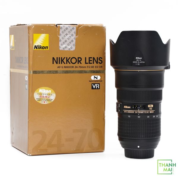 Ống kính Nikon AF-S Nikkor 24-70mm f/2.8E ED VR Nano