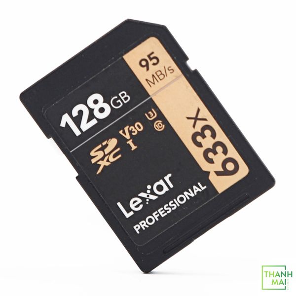 Thẻ nhớ SDXC Lexar 128GB Professional 633x V30 95MB/s | 45 MB/s