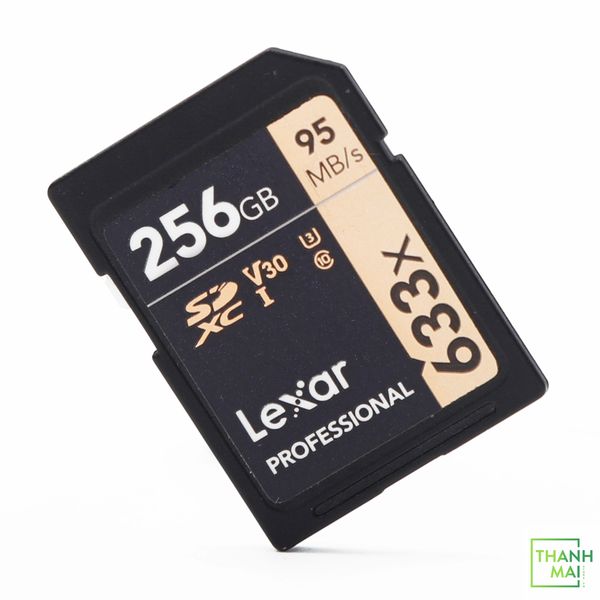 Thẻ nhớ SDXC Lexar 256GB Professional 633x V30 95MB/s | 45 MB/s