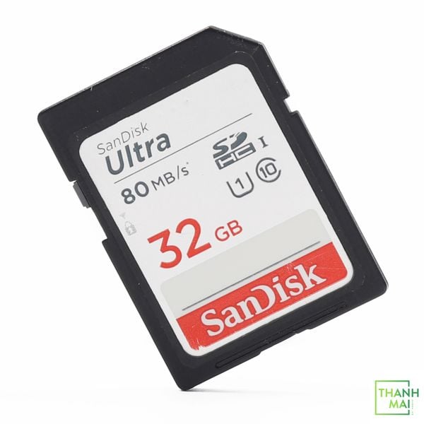 Thẻ nhớ 32GB SDHC SanDisk Ultra 80 MB/s | SDSDUNC-032G-GN6IN