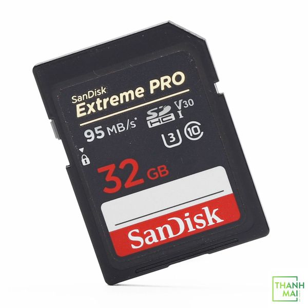 Thẻ nhớ SDHC SanDisk Extreme Pro U3 V30 633X 32GB 95MB/s | SDSDXXG-032G-GN4IN