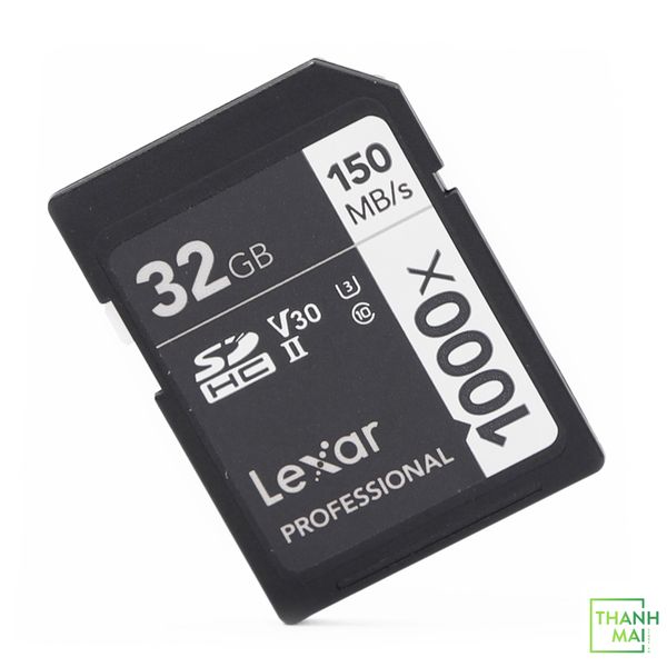 Thẻ nhớ Lexar Professional 1000x UHS-II SDHC 32GB 150MB/s