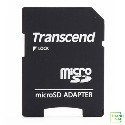Adapter MicroSD to SD Transcend | Áo Thẻ Transcend Chuyển Đổi Thẻ Nhớ Micro SD Sang Thẻ Nhớ SD