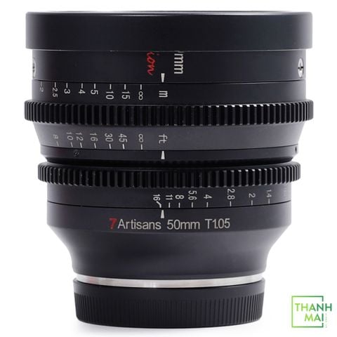 Ống Kính 7Artisans 50mm T1.05 Vision Cine Lens For Sony E Mount