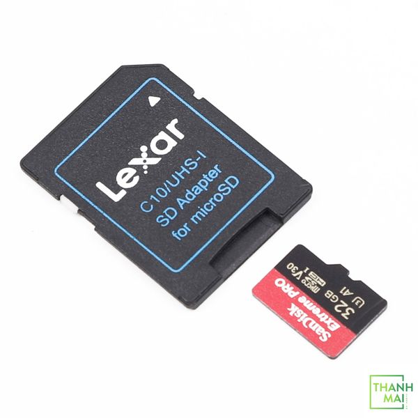 Adapter MicroSD to SD Lexar | Chuyển Thẻ nhớ MICRO SD Sang SD C10/UHS-I Lexar
