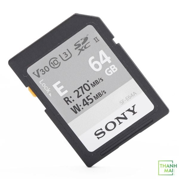 Thẻ Nhớ SDXC Sony 64GB 270MB/s-45MB/s | SF-E64//T ET4
