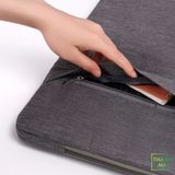Túi Chống Sốc Bảo Vệ Laptop 2 ngăn size 15 inch ( Gray )