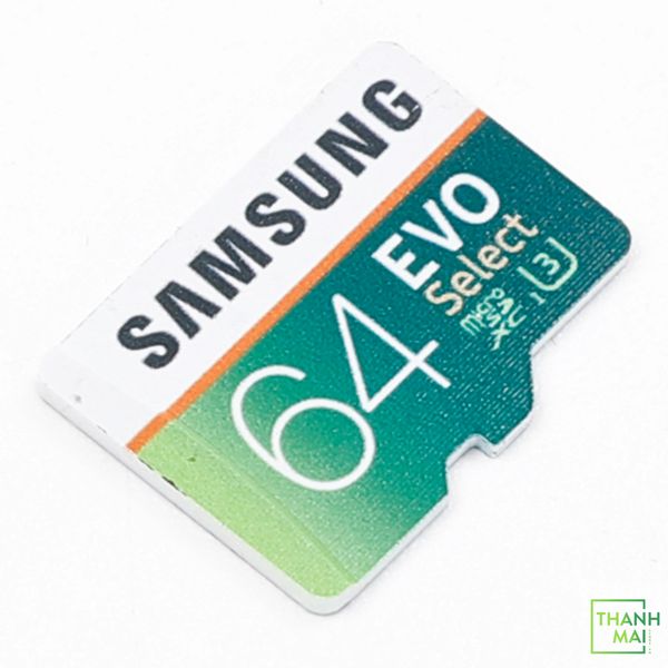 Thẻ nhớ MicroSDXC Samsung Evo Select 64GB U3 4K 100MB/s