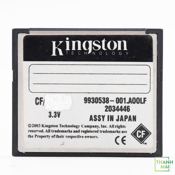 Thẻ nhớ CF Kingston 2GB CompactFlash Elite Pro Card 50x | CF/2GB-S