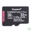 Thẻ Nhớ MicroSDHC Kingston Canvas Select Plus 32GB Class 10 U1 100MB/s | SDCS2/32GB