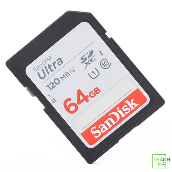 Thẻ nhớ SDXC SanDisk Ultra 64GB 120MB/s | SDSDUN4-064G-GN6IN