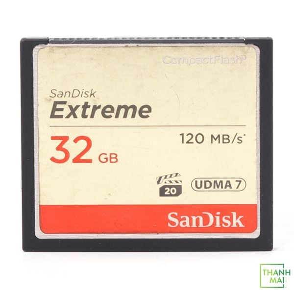 Thẻ Nhớ CompactFlash (CF) SanDisk Extreme 32GB 800X 120 MB/s | SDCFXSB-032G-G46