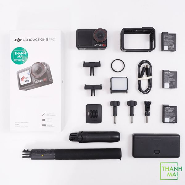 DJI Osmo Action 5 Pro Adventure Combo | Chính Hãng