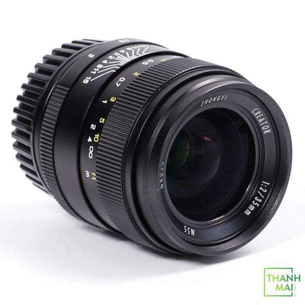 Ống kính Mitakon Zhongyi Creator 35mm F/2 For Canon EF Mount