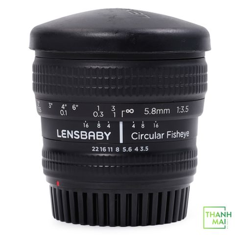 Ống kính Lensbaby 5.8mm f/3.5 Circular Fisheye For Canon EF Mount